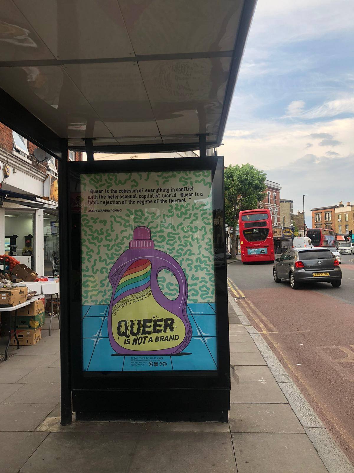 queer is not a brand campain london 2021